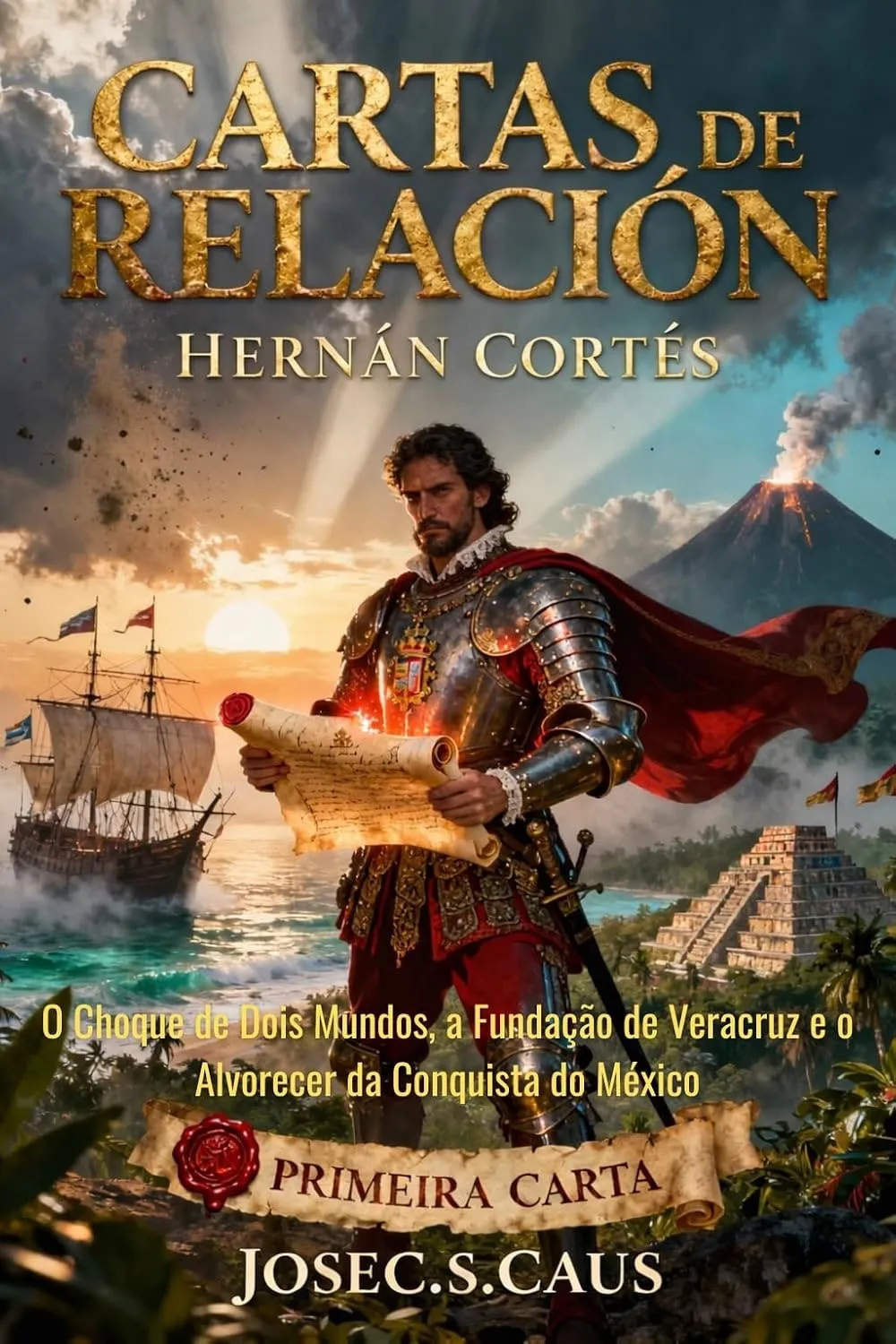 Capa do livro Cartas de Relación: Primeira Carta